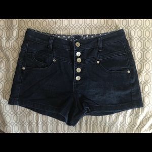 High waist shorts
